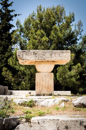 Asklepieion, also known as Asclepeion, in Kos was an ancient Greek and Roman sacred centre of healing based on the teachings of Hippocrates.の写真素材