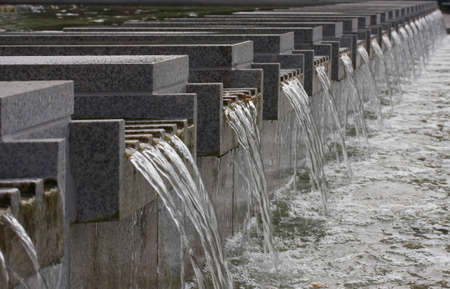 Repeated pattern of Water fallの写真素材