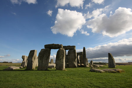 Stonehenge on  a summer dayの写真素材