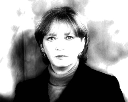 glamour black and white portraitの写真素材