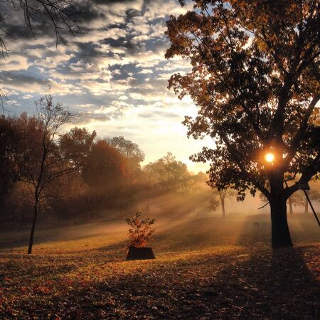 Sunrise in Haddon Heightsの写真素材