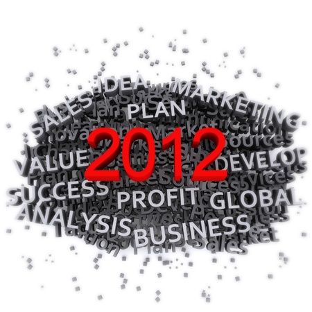 Business plan 2012 の写真素材