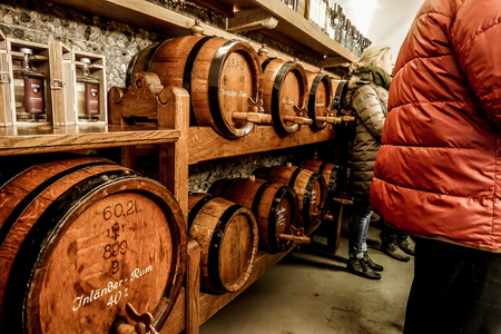 "Sporer 1903" A local schnapps houseのeditorial素材