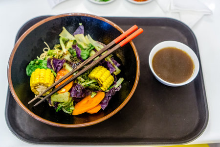 Vegetable vegan dinner