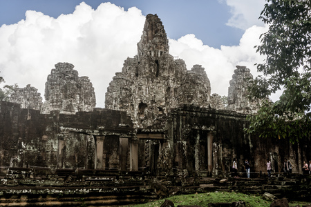 Bayon, Inside Angkor Thonのeditorial素材