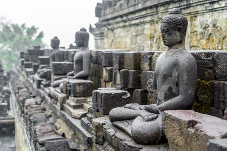 Borobudur Templeの写真素材