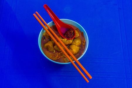 Street food - curryの写真素材