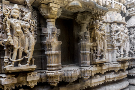 The Golden City - Jain Temple in Fortの写真素材