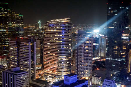 View from rooftop barの写真素材