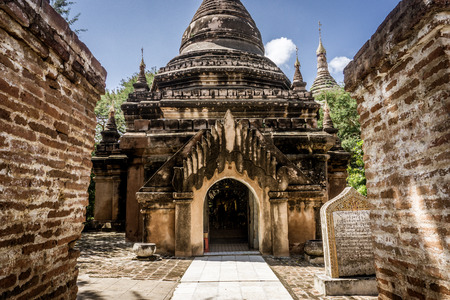 Bagan, Myanmar Pagodas (Temples)の写真素材