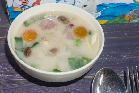 Pai, Thailand - Xhale Yoga Retreat Foodの写真素材