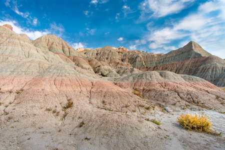 Visiting the Badlands in South Dakota in September 2018の写真素材