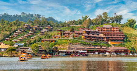 Photo taken during motorcycle trip from Mae Hong Son to Ban Rak Thai in Northern Thailand near Burmese borderのeditorial素材