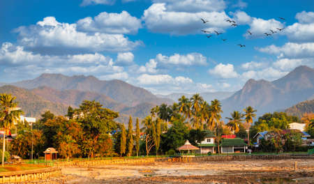 Mae Hong Son in Northern Thailandのeditorial素材