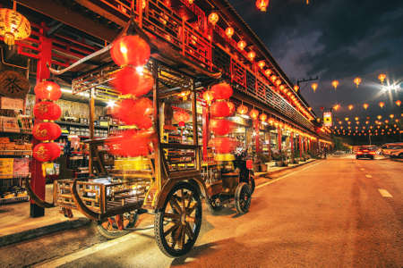 Carriage while Visiting Ban Rak Thai along the Mae Hong Son Loop on border of Nothern Thailand and Myanmarのeditorial素材