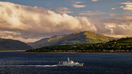 Panoramic view of the Isle of Skye, Scotland, UKの写真素材