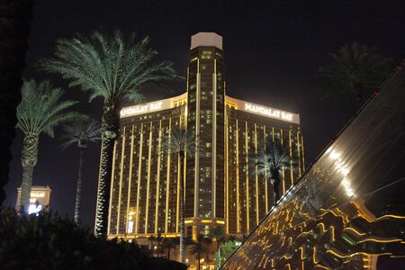 Casino at nightのeditorial素材