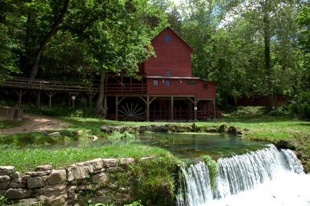 Hodgson Mill in Ozark County Missouri.のeditorial素材