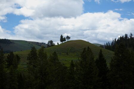 Rolling hills in South Dakota.の写真素材