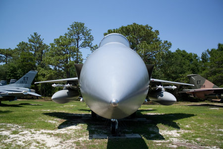 The nose of a military fighter jet.のeditorial素材