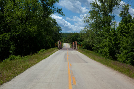 A bridge on a rural highway in Missouri.