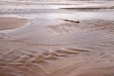 Water of the Medano River in the Great Sand Dunes National Park.