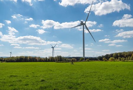 Wind Farm in upstate New Yorkの写真素材