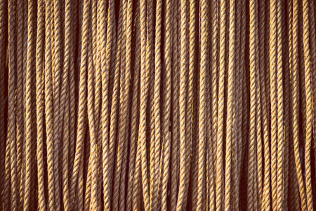 Lengths of heavy natural rope