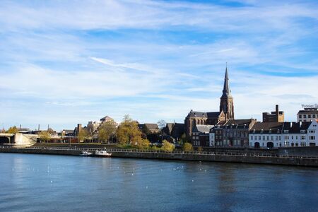 The town of Maastricht in southern Hollandの写真素材