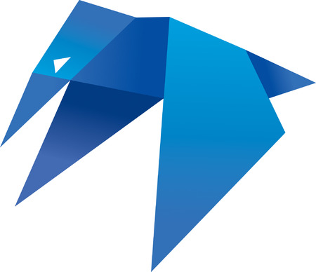 Origami Birdのイラスト素材