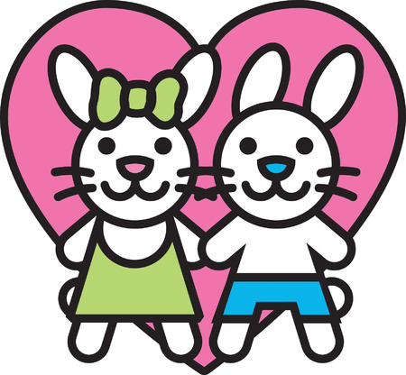 Bunny Loveのイラスト素材