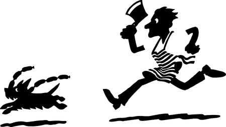 Butcher   Dogのイラスト素材