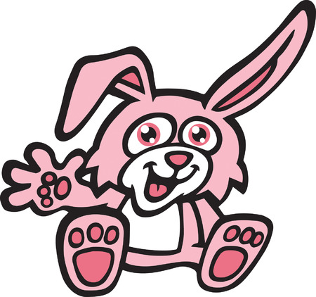 Pink Bunnyのイラスト素材