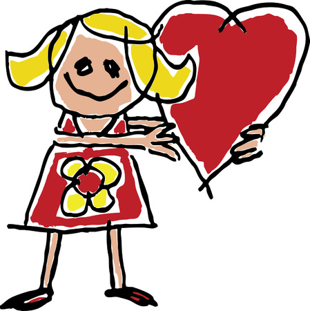 Girl Loveのイラスト素材