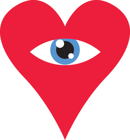 Eye Heartのイラスト素材