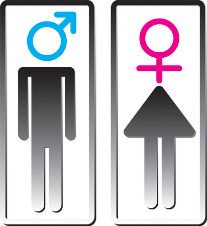 Man and Woman Iconのイラスト素材