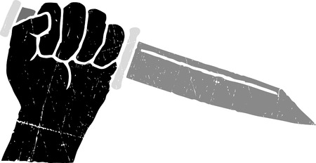 Fist Knifeのイラスト素材