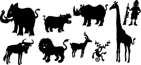 Safari Animalsのイラスト素材