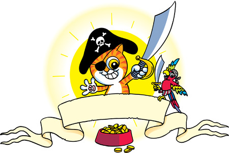 Cat Pirateのイラスト素材