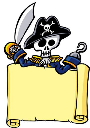 Skeleton Pirateのイラスト素材