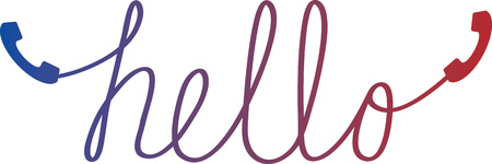 Helloのイラスト素材