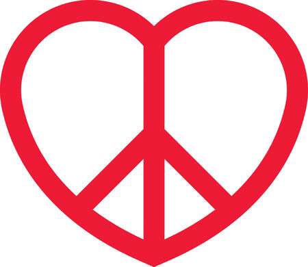 Heart Peaceのイラスト素材