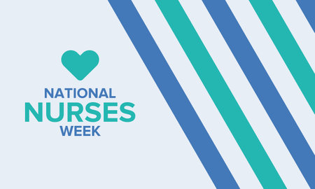 National Nurses Week. Thank you nurses. Medical and health care concept. Fighters against viruses and diseases. In honour of the doctors. Celebrated annual in United States. Vectorのイラスト素材