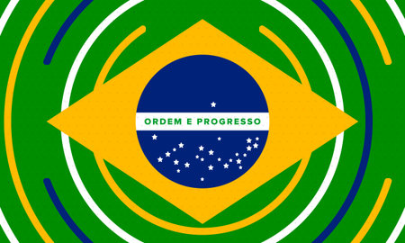Brazil Independence Day. Happy national holiday. Freedom day. Celebrate annual in September 7....