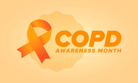COPD Awareness Month in November. Chronic Obstructive Pulmonary Disease. Celebrated annual in United...