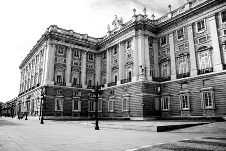 Palace of the king in madridの写真素材