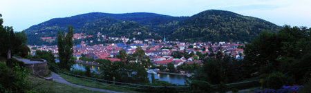 panorama old cityの写真素材