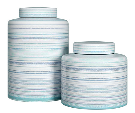 Kitchen storage jar set. Ceramic canister isolated. Home decor and accents. Home decorative accessories. Isolated interior object. 3d renderingの写真素材