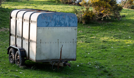 Old livestock trailer
