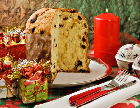 panettone Christmas tradition の写真素材